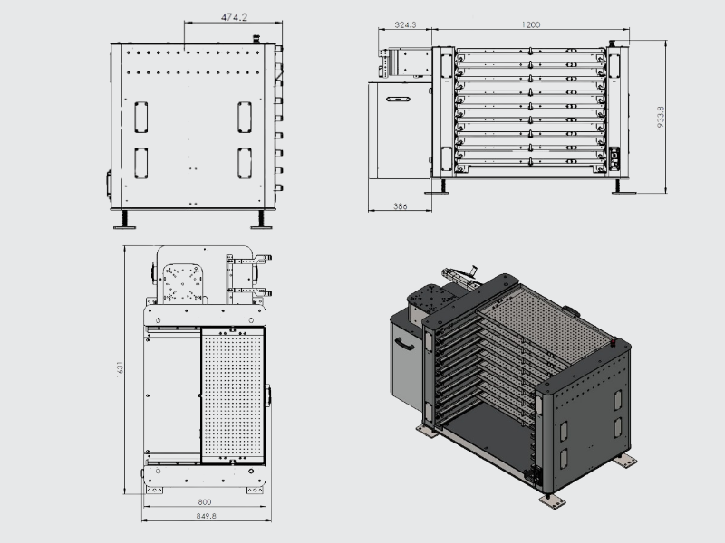 modular machine loader